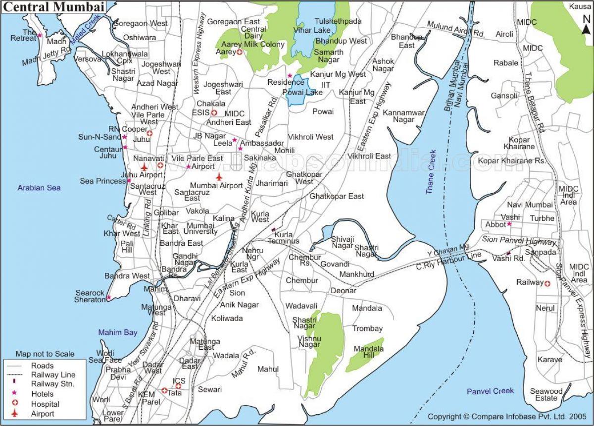 carte de Mumbai central