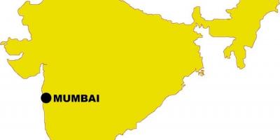 Mumbai dans la carte