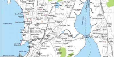 Carte de Mumbai central