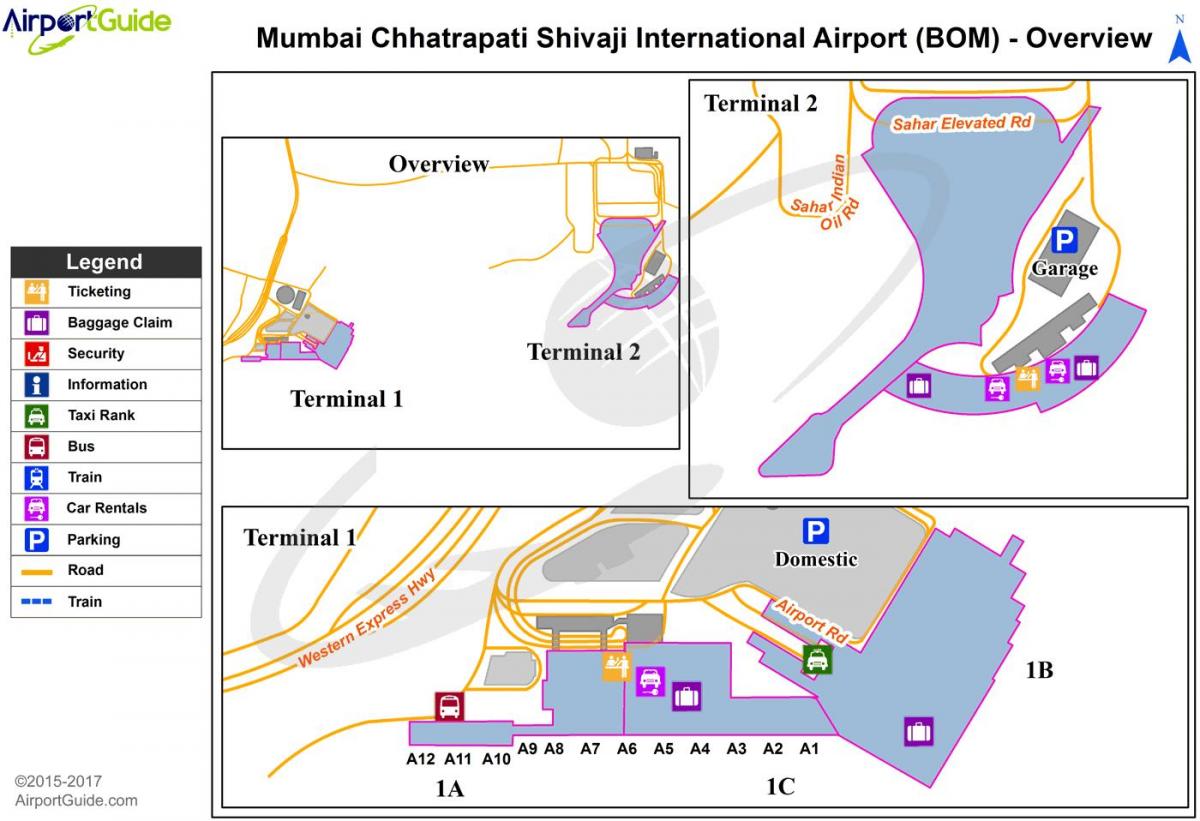 La gare Chhatrapati Shivaji carte